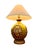 Bring a burst of vintage charm and bold color into your space with this striking mid-century ceramic table lamp. Featuring...