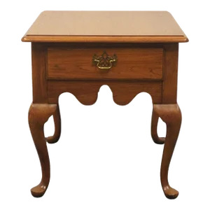 Thomasville Furniture Fisher Park Collection Solid Oak 22" Accent End Table 21631-210