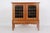 Danish Display Cabinet in Waxed Oak with Glass Fronts and Leaded Glass, 1970s For Sale - Image 15 of 15