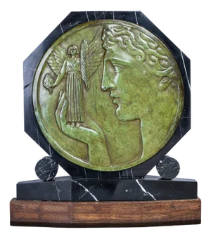 Bronze Plaque, Paris, 1920s-1940s
