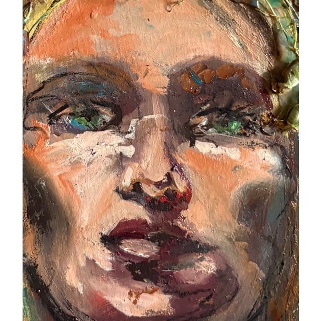 "Lady Liberty", Original Oil Painting, Figurative Art, Framed For Sale In Saint Louis - Image 6 of 8