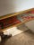 Vintage Chinoiserie Hand-Painted Wooden Beveled Wall Mirror For Sale - Image 6 of 9