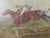 Oil on Canvas Framed Painting Depicting a Horse Race by Lewis John Shonborn For Sale In Atlanta - Image 6 of 9