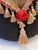 Mid 20 Th C Bernhardt Round Pouf With Tassels For Sale - Image 4 of 4