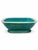 Vintage Blue Ceramic Oversized Pedestal Soap Dish For Sale In San Diego - Image 6 of 6