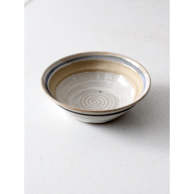 Contemporary Vintage Studio Pottery Bowl For Sale - Image 3 of 8