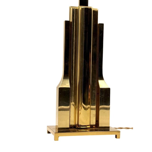 Hollywood Regency Brass Table Lamp Base, Italy, 1970s For Sale - Image 14 of 18