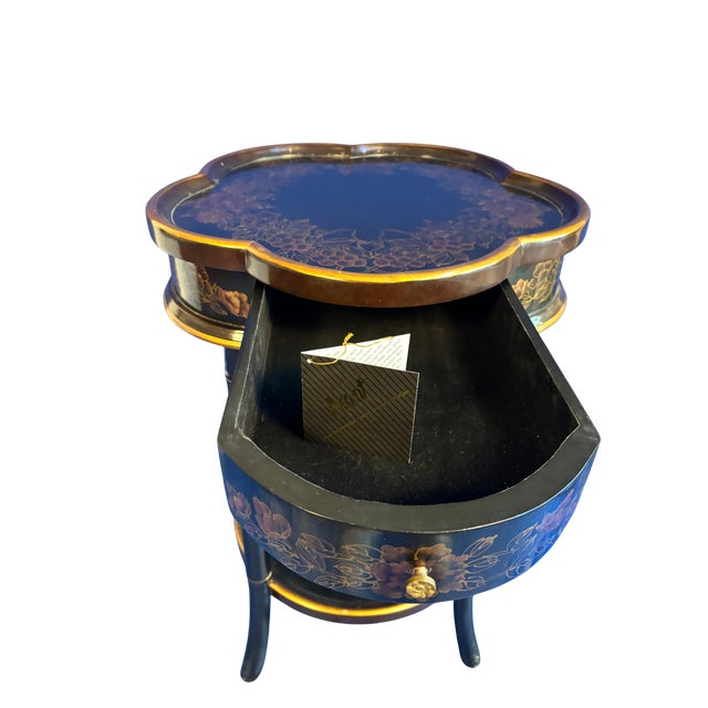 Vintage Oriental Accent Table by Richard Yip For Sale - Image 4 of 5