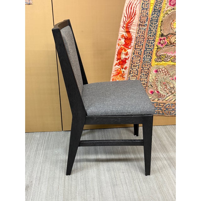 2010s International Atelier Upholstered Dora Side Chairs, Pair For Sale - Image 5 of 9