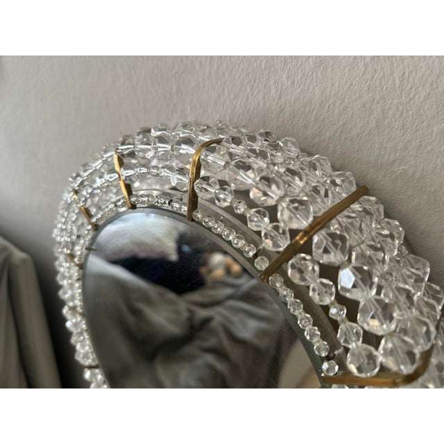 Illuminated Brass Mirror attributed to Emil Stejnar for Rupert Nikoll, Austria, 1950s For Sale - Image 11 of 18