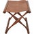 Poul Hundevad Guldhøjstolen with a frame of teak and seat of natural leather. The stool is from the 1960s and appears with...