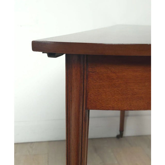 Georgian Demilune Table, England Circa 1800 For Sale In San Francisco - Image 6 of 9