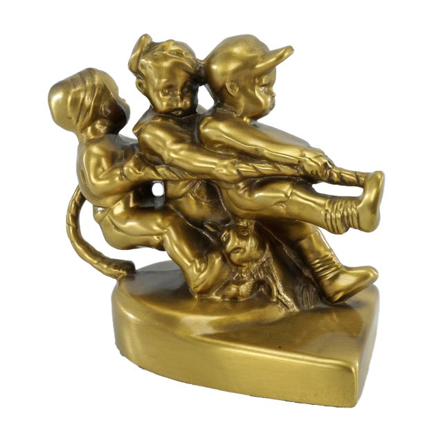 Single Bookend Tug of War Pm Craftsman 1953 For Sale