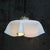 French White Mat Opaline Glass Pendant Light For Sale - Image 3 of 7
