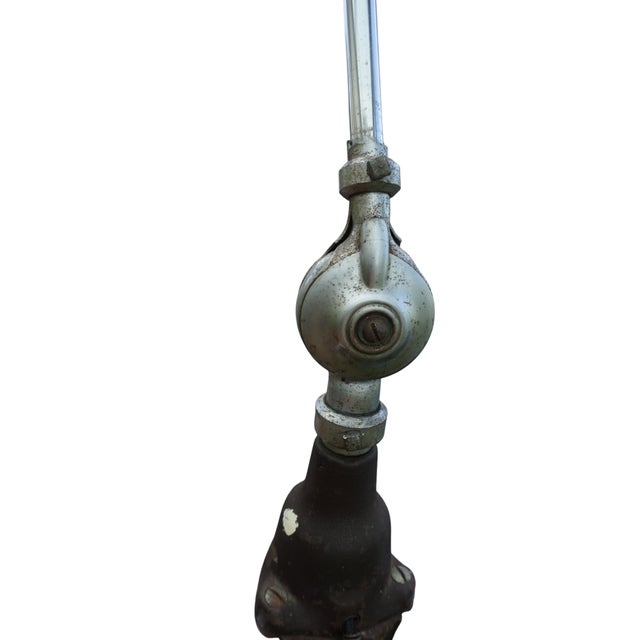 ASEA Vintage Industrial Triplex Pendulum Clamp Lamp by Johan Petter Johansson for Asea, Sweden, 1930s For Sale - Image 4 of 12