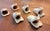 Mid-Century Modern Mid 20th Century Hand Carved Bone Frog Napkin Rings Asia - Set of 6 For Sale - Image 3 of 10