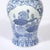 Chinese Hand Painted Blue and White Fudog and Flower Temple Jar For Sale - Image 14 of 18