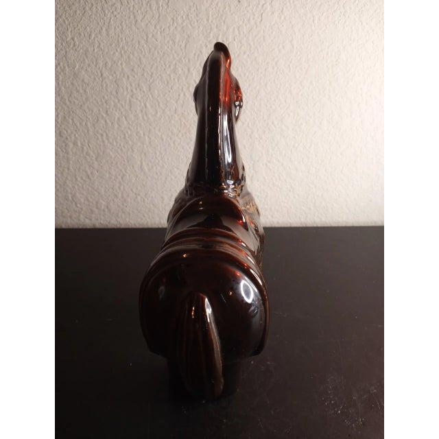Contemporary Glazed Ceramic Horse Figurine For Sale - Image 3 of 7