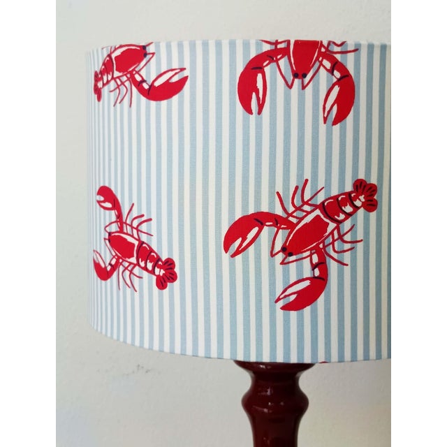 Vintage Lobster Ceramic Lamp Shade, 1970s For Sale - Image 3 of 10