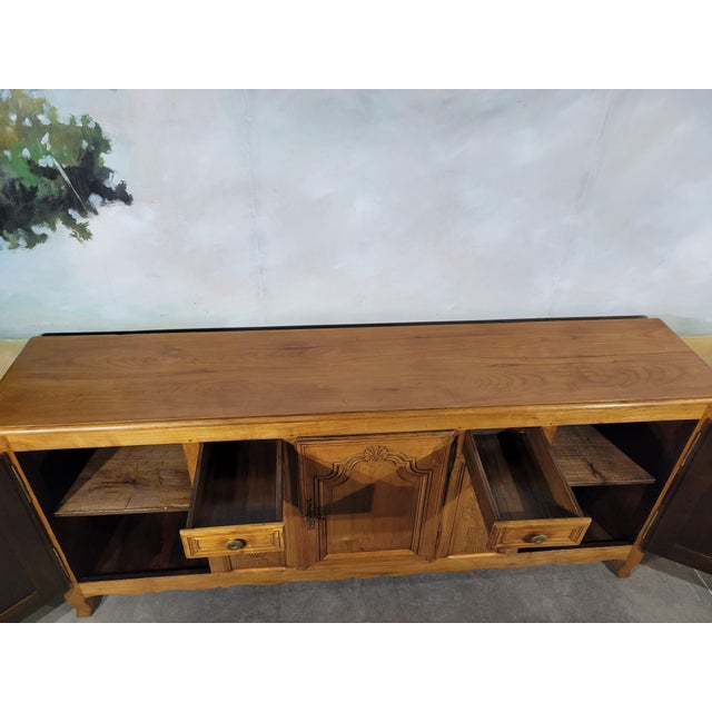 Large Sideboard in Light Cherrywood, 1890s For Sale - Image 10 of 13