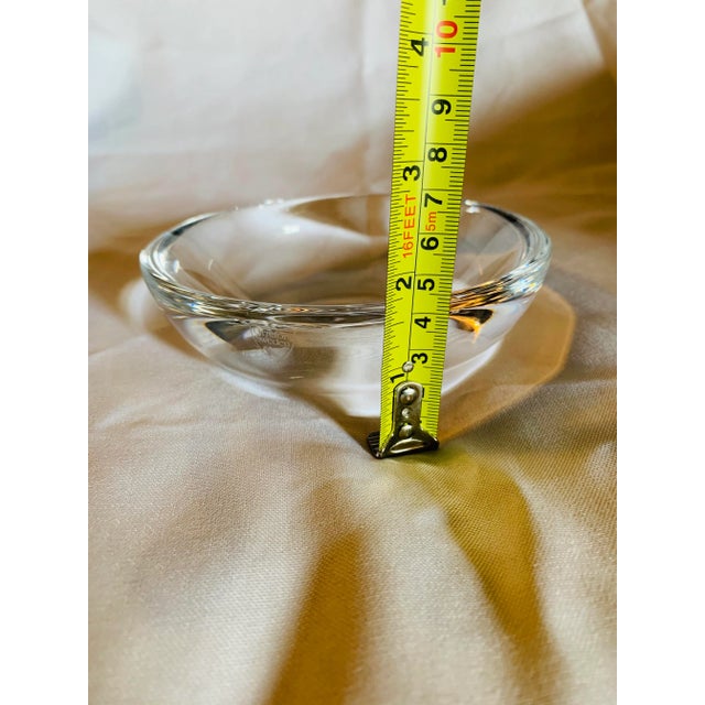 Orrefors Crystal Sweetie Bowl Clear Heart Designed by Marti Rytkonen For Sale In Los Angeles - Image 6 of 10
