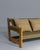 1960s Danish Mid-Century Oak Frame Sling Sofa With Upholstered Cushions For Sale - Image 4 of 18