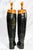 Fantastic Horse Riding English Antique Black Leather Boots Peal & Co. Wood Trees Home Decor Prop Country Equestrian For Sale In New York - Image 6 of 16