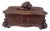 French Black Forest Carved Wood Box Circa 1900 For Sale
