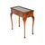 Antique Leather Top Console Table in Burr Walnut, 1890 For Sale - Image 6 of 12