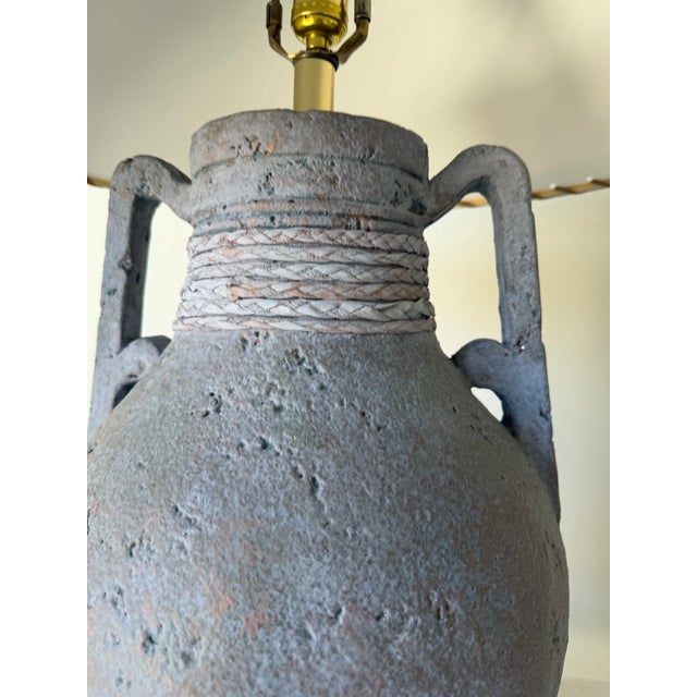 1980s Vintage 1980s Lee Reynolds Signed Southwestern Organic Textured Table Lamp For Sale - Image 5 of 12
