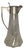 Antique Sterling Silver Mounted Crystal Claret Jug, Birmingham 1903 For Sale