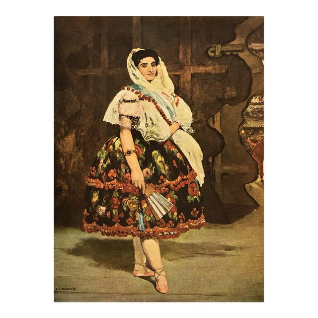 1940s After Edouard Manet "Lola From Valencia" First Edition Swiss Full-Color Print For Sale