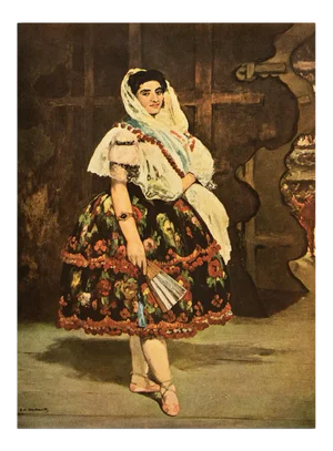 1940s After Edouard Manet "Lola From Valencia" First Edition Swiss Full-Color Print