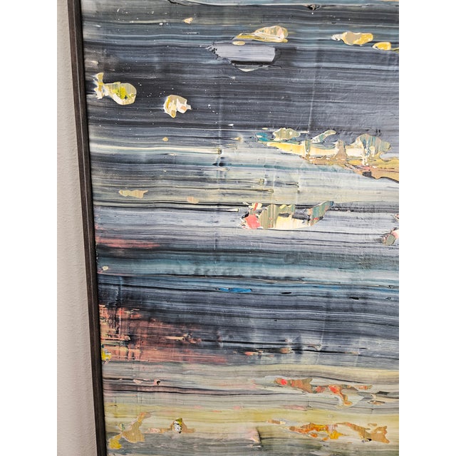 "Gemstones" Contemporary Original Acrylic Painting on Canvas by Evelina Cole For Sale - Image 4 of 8