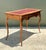 Vintage Italian Embossed Leather Top Writing Desk For Sale - Image 4 of 12