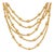 Late 19th Century Victorian, Yellow Gold Fancy Link Muff Long Chain Necklace, 63 Inches For Sale