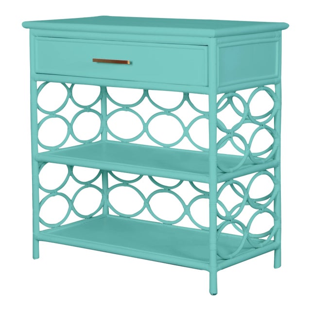 Infinity End Table - Turquoise For Sale