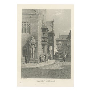 Town Hall, 1885, Paper For Sale