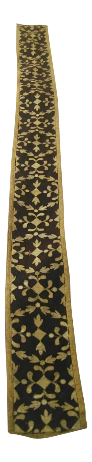 Spanish Antique Embroidery Trim Wall Hanging Roll Panel