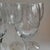 1980s Vintage Handmade Etched Grapevine Tulip-Stem Wine Glasses – Set of 5 For Sale - Image 5 of 11