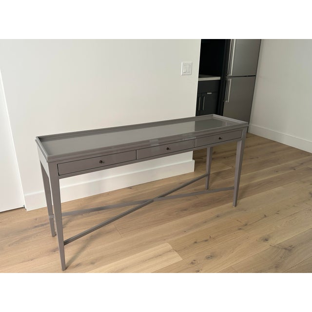 Grey Entryway Table Chairish