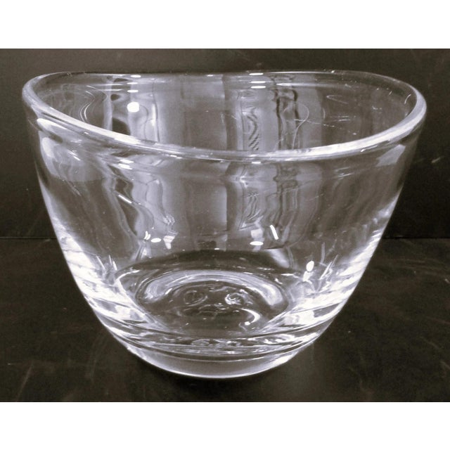 Simon Pearce Hand Blown Glass Barre Oval Bowls Set of 4 For Sale - Image 10 of 16