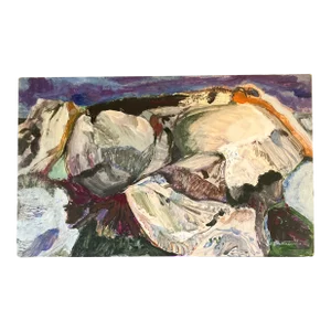 Contemporary Original E.J.Hartmann Abstract Painting Signed