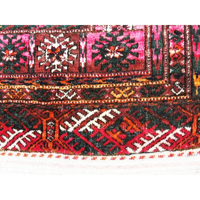 Early 20th Century Antique Ersari Turkoman Tribal Rug For Sale - Image 5 of 9