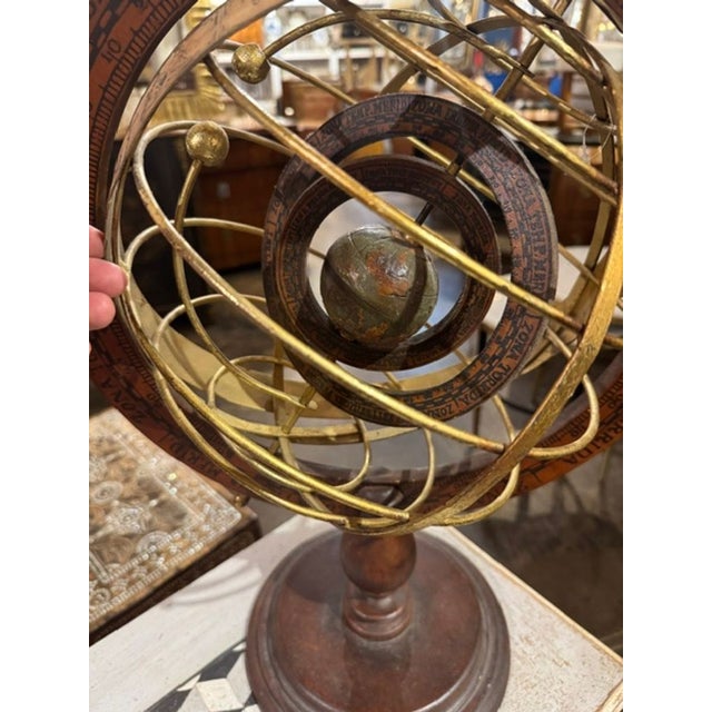 Traditional Vintage Italian Celestial Globe For Sale - Image 3 of 6