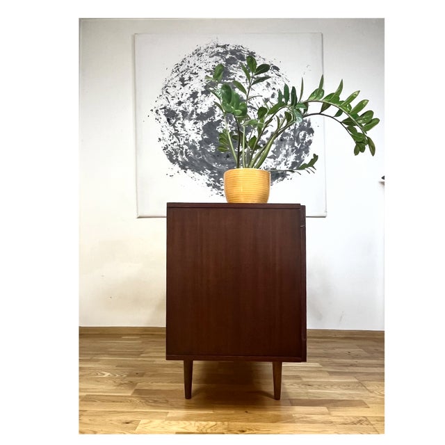 Vintage Sideboard with Op Art Motif, Poland, 1972 For Sale - Image 10 of 13