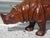 Vintage Leather Rhinoceros, India, 1950s For Sale - Image 3 of 14