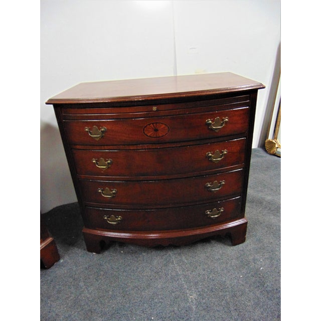 Lexington Palmer Home Collection Mahogany Inlaid Nightstands a Pair