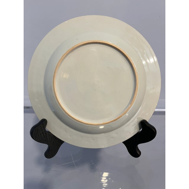 Mid 19th Century Chinese Qing Period Famille Rose Round Plate For Sale - Image 9 of 13