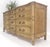 National Furniture Company Pickled Solid Cherry Country French 12 Drawers 6' Long Dresser Credenza MINT! For Sale - Image 4 of 16